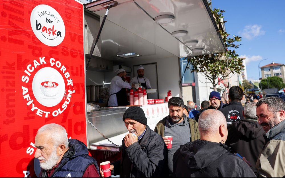 Ümraniye belediyesi’nden kış aylarına sıcacık destek: çorba ikramı başladı