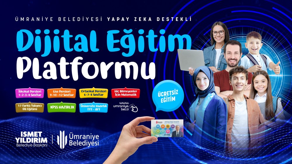 Ümraniye belediyesi’nden eğitime yapay zekâ destekli dijital platform katkısı